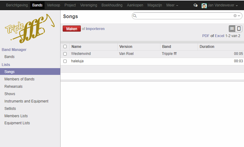 Odoo text and image block