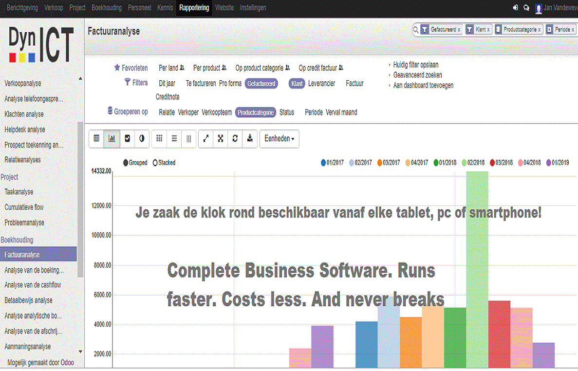 Odoo image and text block