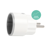 QNECT SMART MINI WIFI SOCKET   ENERGY MONITOR   FOR PLUGS WITH EIC TYPE E and F   16A or 3680W