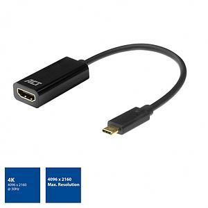 ACT USB-C NAAR HDMI FEMALE ADAPTER 4K