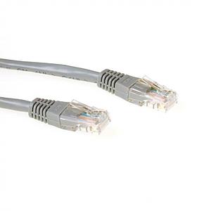 ACT GRIJZE 1 METER U/UTP CAT5E PATCHKABE