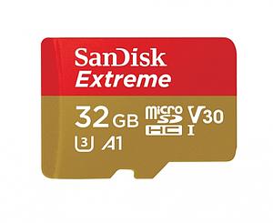 Extreme microSDHC 32GB+SD Adap+RescPro