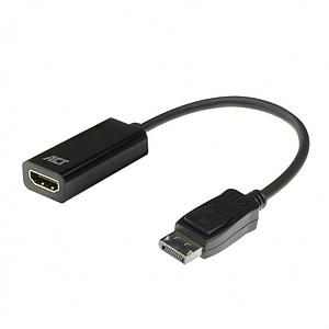 ACT DisplayPort naar HDMI female adapter, 4K
