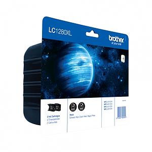 BROTHER INKTPATROON LC1280XLBKBP2