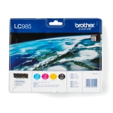Brother LC985VALBP inktcartridge pakket cyaan / magenta / geel / zwart