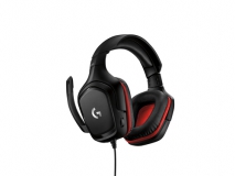 Logitech G332 LEATHERETTE Game-Headset wired Red HEA LO