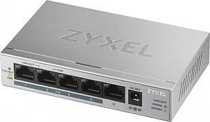 Zyxel GS1005-HP  5 Port Gigabit PoE+ unmanaged desktop Switch  4 x PoE  60 Watt