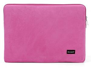 BOMBATA SLEEVE VELVET 15,6 DARK PINK