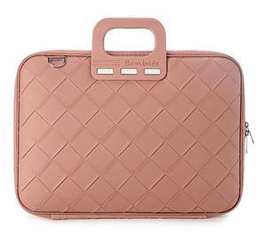 BOMBATA LAPTOP BAG INTRECCIATO 15,6" PINK