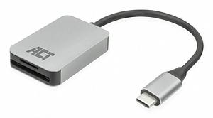 ACT USB-C card reader for SD and micro SD, SD 4.0 UHS-II