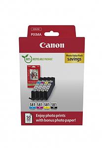 CANON CLI-581 BK/C/M/Y PHOTO VALUE