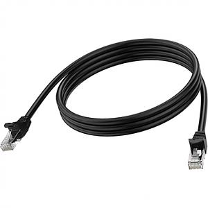 VISION 2m Black CAT6A STP cable