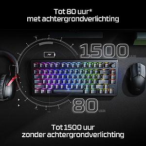 HyperX Alloy Rise 75% Size Wireless Keyboard FR AZERTY