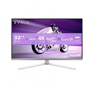 Philips Gaming 32" UHD 4K OLED (3840x2160), 0.03ms, 175Hz, 1800R, HAS, Swivel, Tilt