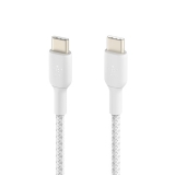 BELKIN BOOST CHARGE USB-C to USB-C Cable Braided 2m White