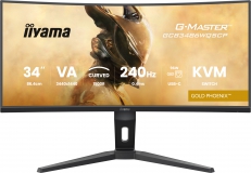 IIYAMA 34"WIDE LCD, G-Master Gold Phoenix, 3440 x 1440, UWQHD Curved VA panel, LED Bl., FreeSync Premium (DisplayPort) VRR / AL