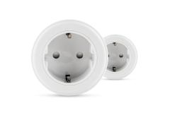 QNECT SMART WIFI SOCKET   FOR PLUGS WITH EIC TYPE E and F   16A or 3680W - DUOPACK