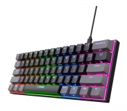 TRUST GXT867 ACIRA 60% MINI GAMING KEYBOARD BE