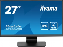 IIYAMA 27"WIDE LCD Bonded Projective Capacitive 10-Points Touch Screen, 1920 x 1080, IPS panel, LED Bl., Flat Bezel Free Glass 