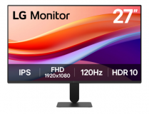 LG 27'' IPS HD monitor, 120Hz, 5ms, 1 x HDMI, 1 x D-Sub