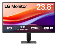 LG 24'' IPS HD monitor, 120Hz, 5ms, 1 x HDMI, 1 x D-Sub