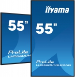 IIYAMA LH5560UHS-B2AG 55inch 3840x2160 UHD VA panel Haze 25perc 500cd/m2 Landscape and Portrait Wallmount Included