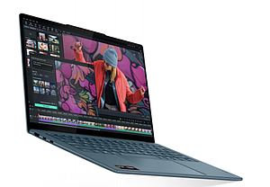 Lenovo Yoga Slim 7 14AKP10 83JY007EMB, 14" 2.8K OLED, AMD Ryzen AI 7 350, 32GB, 1TB SSD, Integrated Graphics, W11H, Blauw