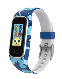 DENVER FITNESS BAND BFK-312 Blue 0,96" TFT colour display, Blue Camouflage, KIDS