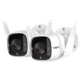 TP-Link Outdoor Security Wi-Fi Camera, Ultra HD 3MP (2-Pack)