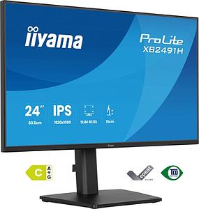 Iiyama Prolite XB2491H-B1 24"WIDE LCD, 1920 x 1080, 120 Hz IPS panel, LED Bl., Adaptive Sync, Pivot, Height Adjust.(15cm)