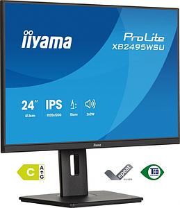 Iiyama Prolite XB2495WSU-B1 24"WIDE LCD, 1920 x 1200, WUXGA, 100 Hz IPS panel, LED Bl., Pivot, Height Adjust.
